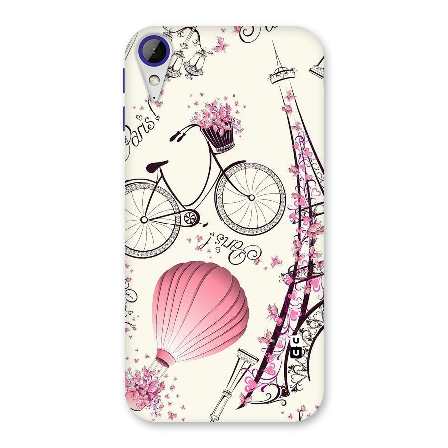 Flower Clipart Design Back Case for Desire 830