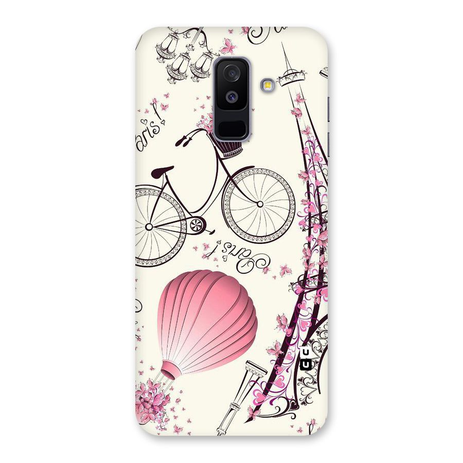 Flower Clipart Design Back Case for Galaxy A6 Plus