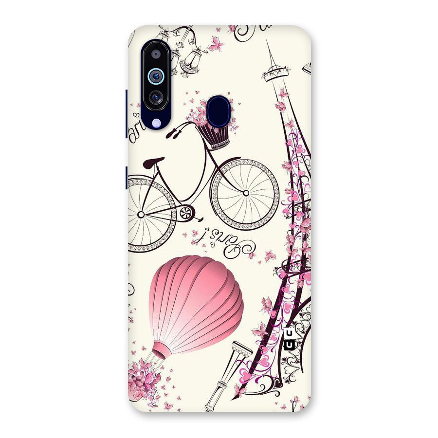 Flower Clipart Design Back Case for Galaxy A60