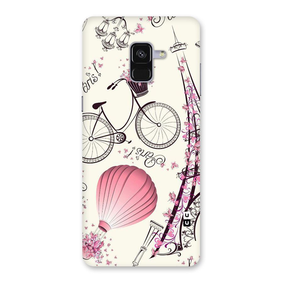 Flower Clipart Design Back Case for Galaxy A8 Plus