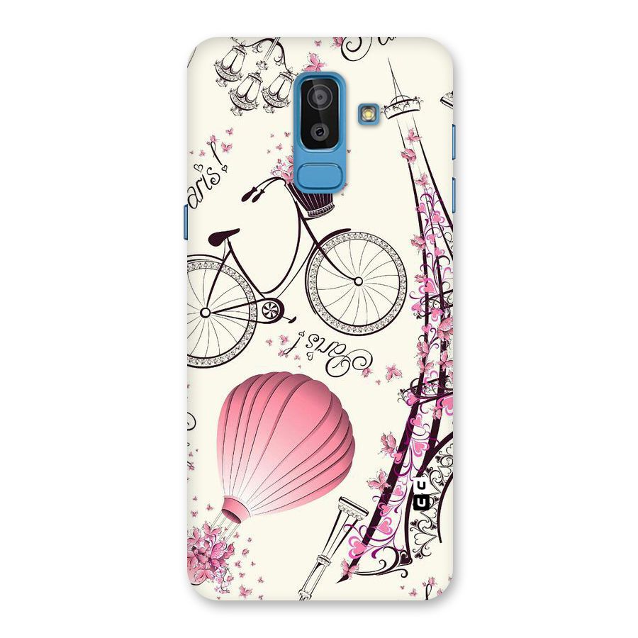 Flower Clipart Design Back Case for Galaxy J8