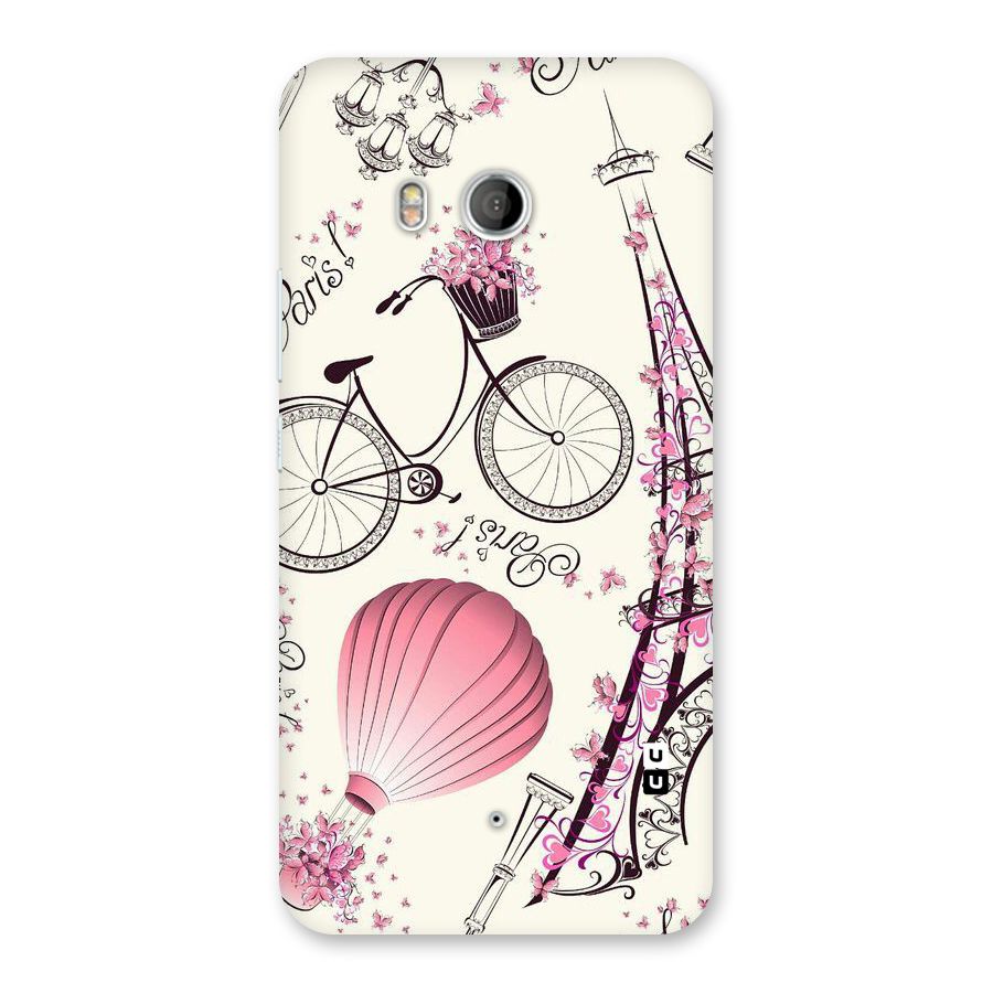 Flower Clipart Design Back Case for HTC U11