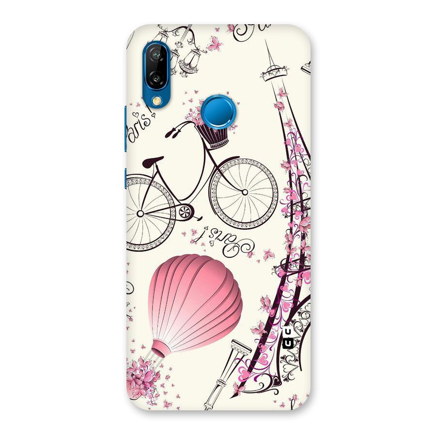 Flower Clipart Design Back Case for Huawei P20 Lite