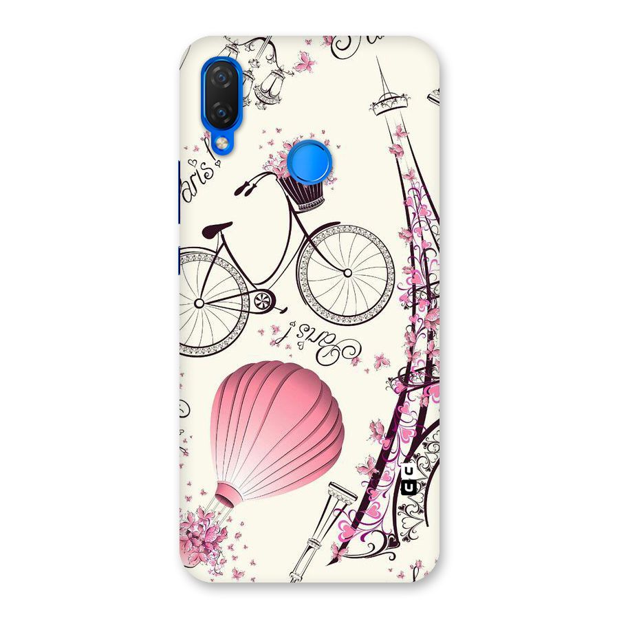 Flower Clipart Design Back Case for Huawei P Smart+