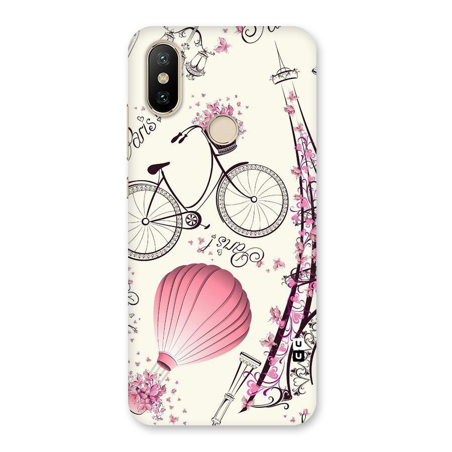 Flower Clipart Design Back Case for Mi A2
