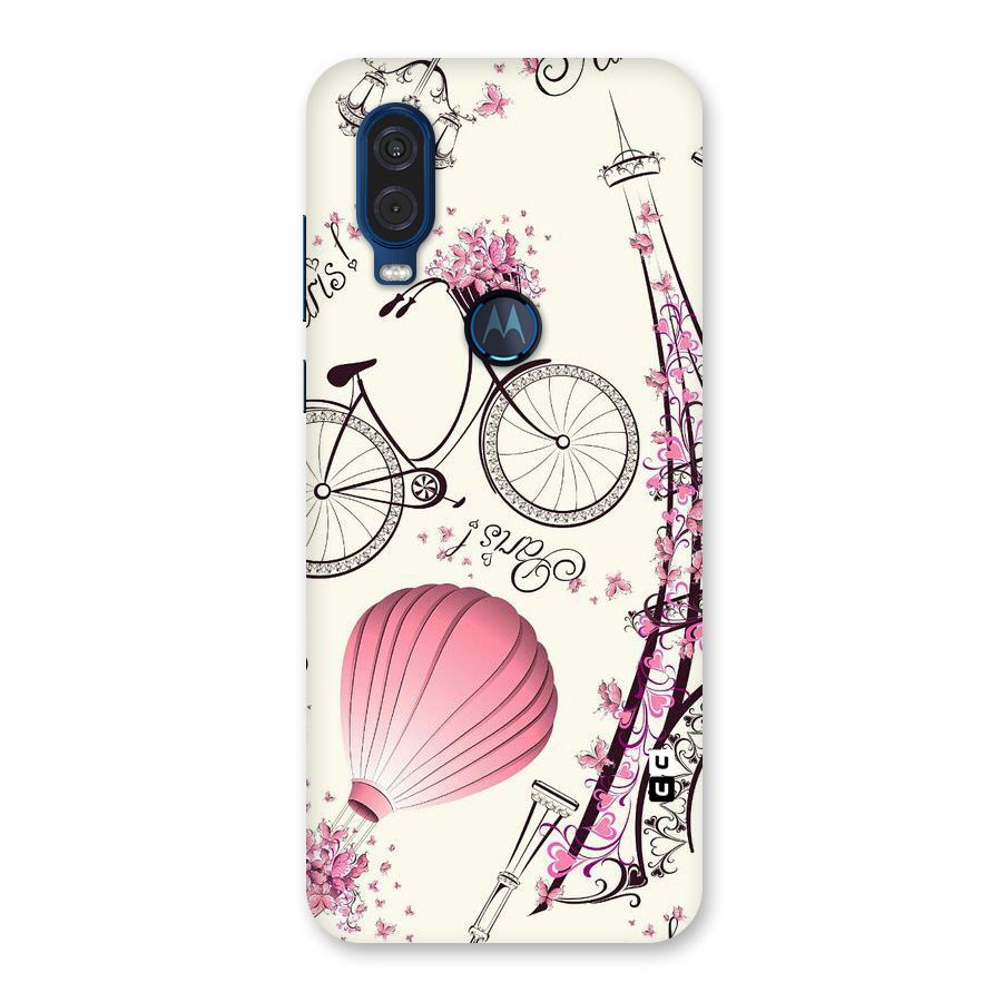 Flower Clipart Design Back Case for Motorola One Vision