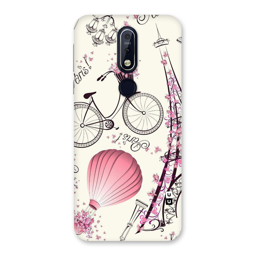 Flower Clipart Design Back Case for Nokia 7.1