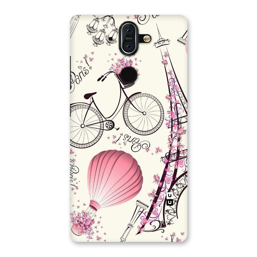 Flower Clipart Design Back Case for Nokia 8 Sirocco