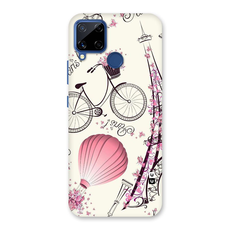 Flower Clipart Design Back Case for Realme C15