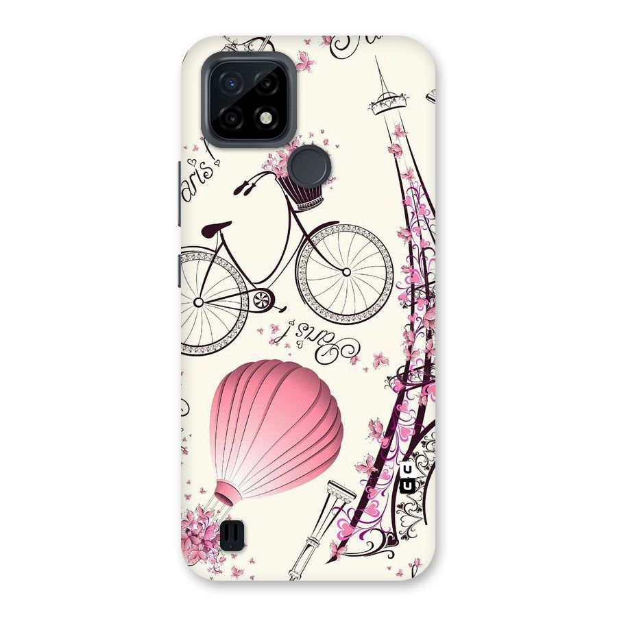 Flower Clipart Design Back Case for Realme C21