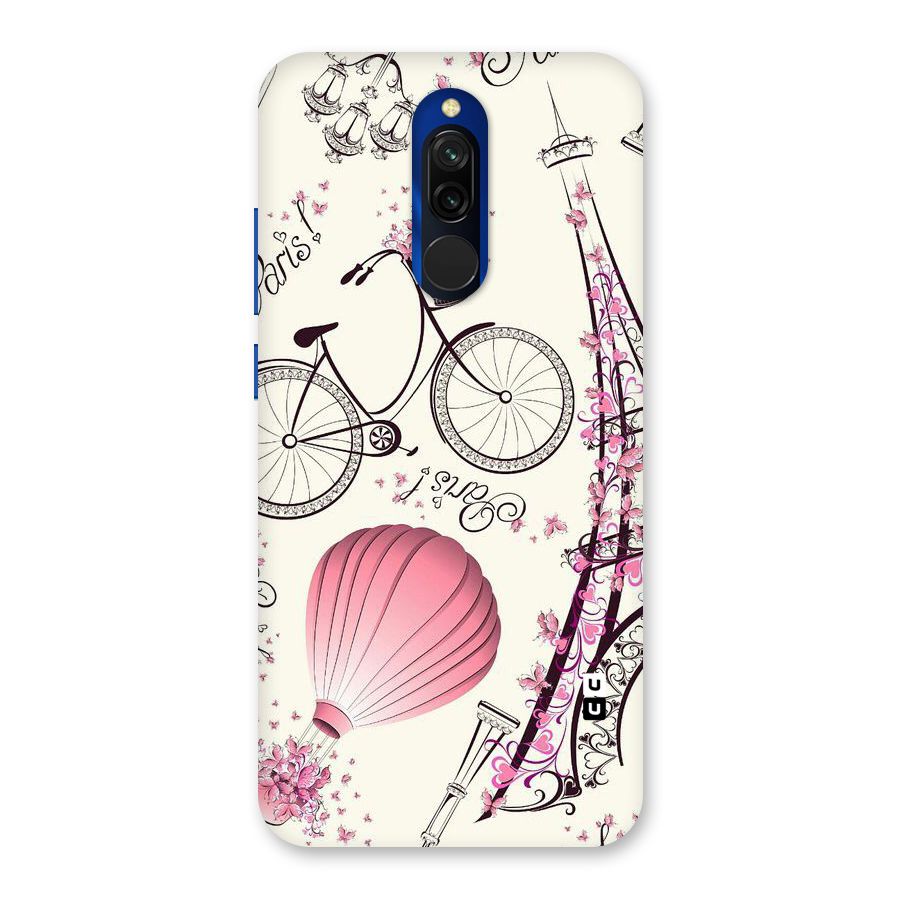 Flower Clipart Design Back Case for Redmi 8