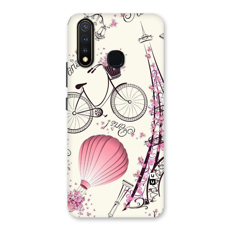 Flower Clipart Design Back Case for Vivo U20