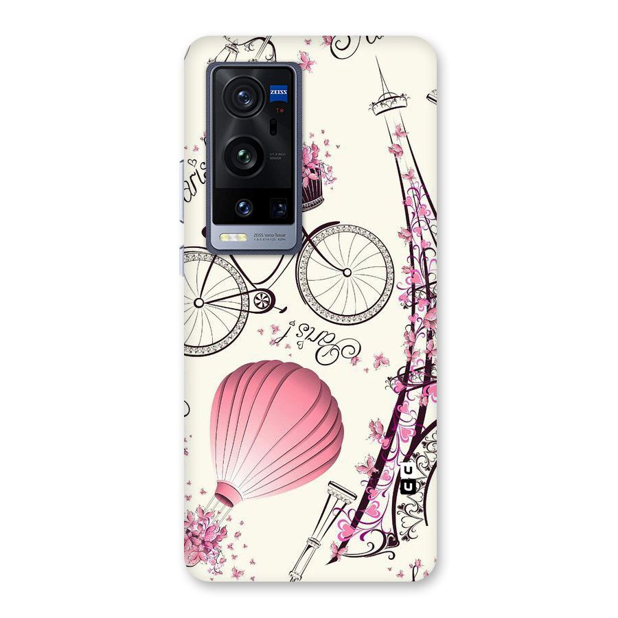 Flower Clipart Design Back Case for Vivo X60 Pro Plus