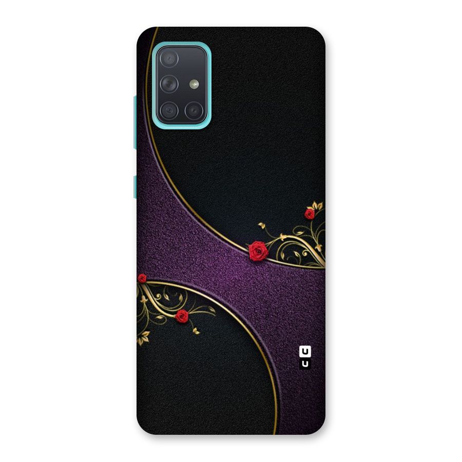 Flower Curves Back Case for Galaxy A71