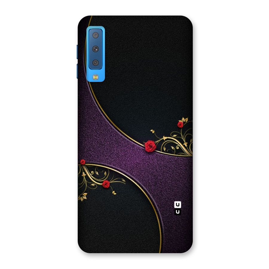 Flower Curves Back Case for Galaxy A7 (2018)