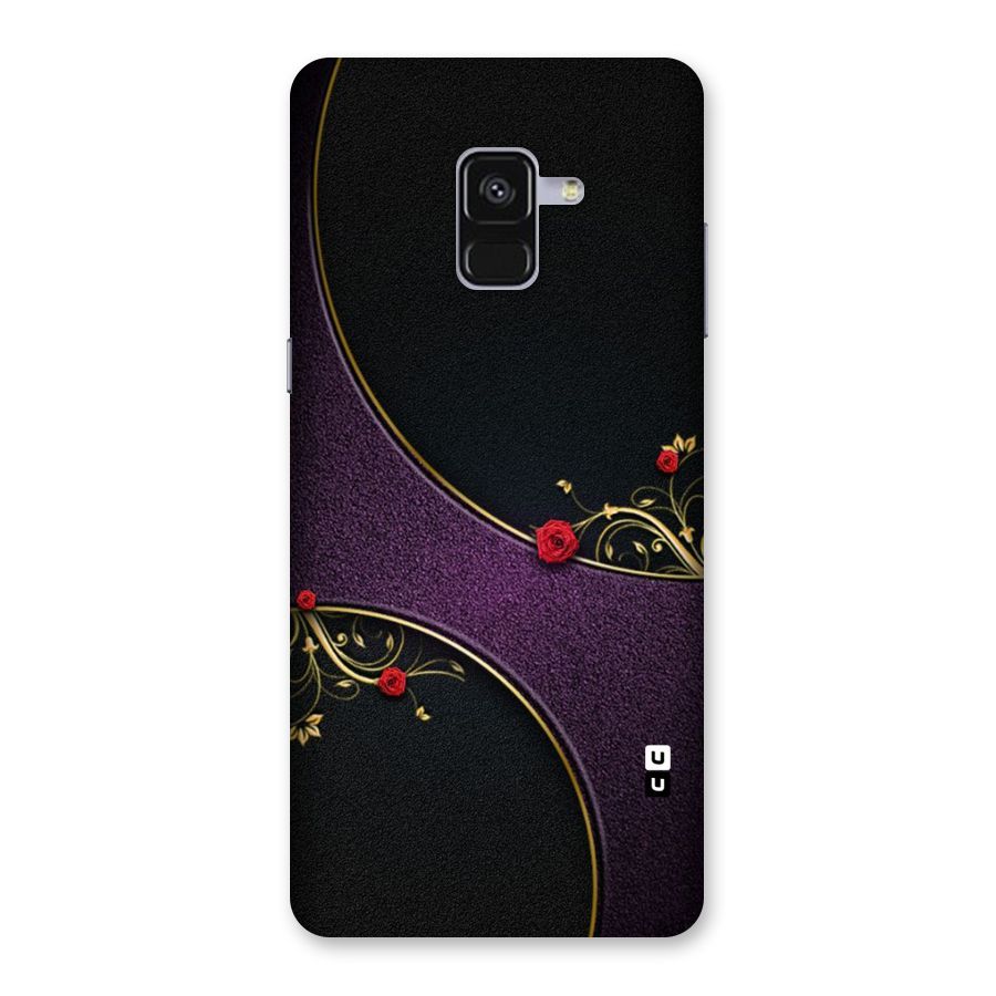 Flower Curves Back Case for Galaxy A8 Plus
