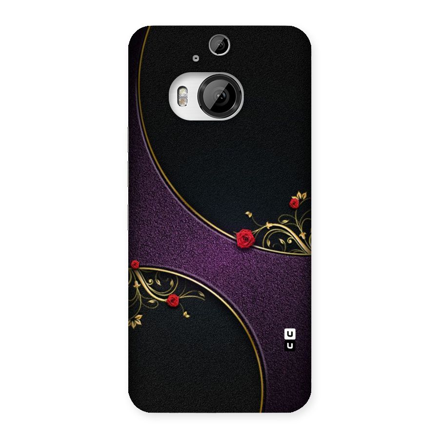 Flower Curves Back Case for HTC One M9 Plus