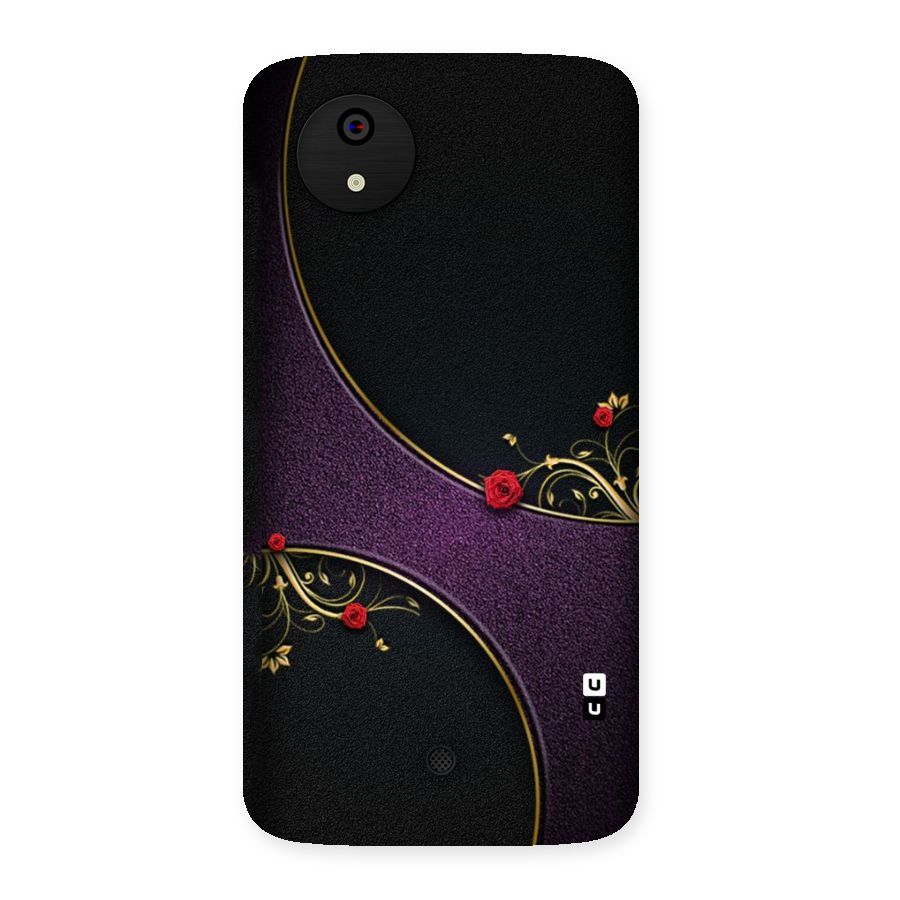 Flower Curves Back Case for Micromax Canvas A1