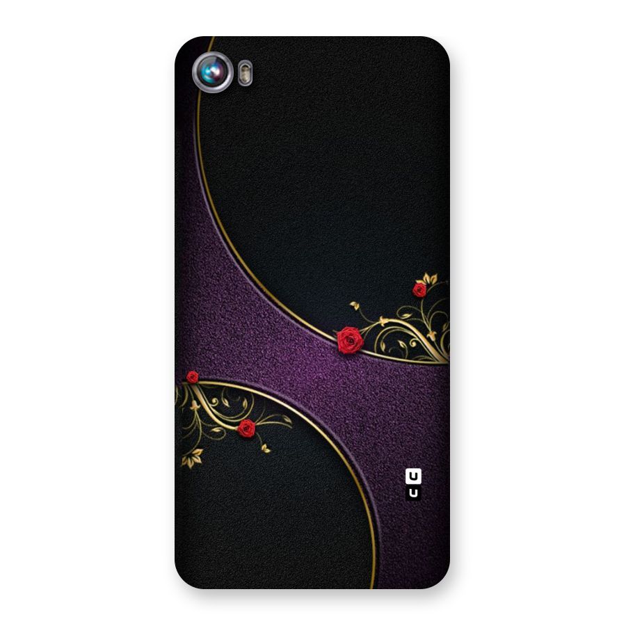 Flower Curves Back Case for Micromax Canvas Fire 4 A107