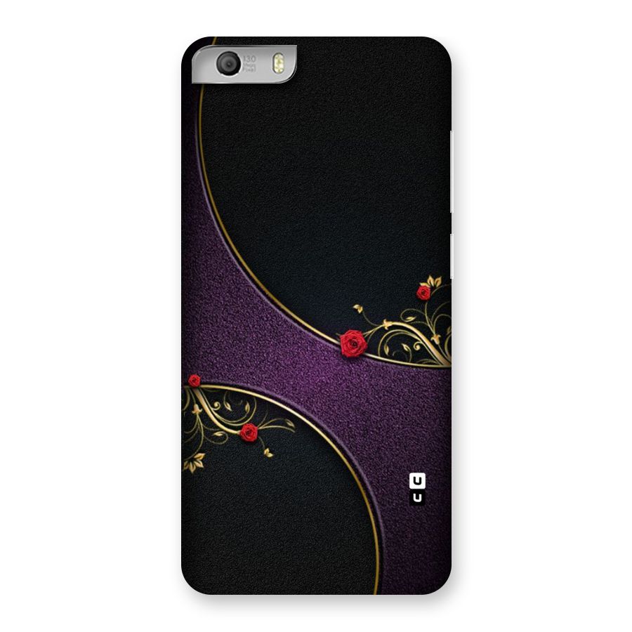 Flower Curves Back Case for Micromax Canvas Knight 2