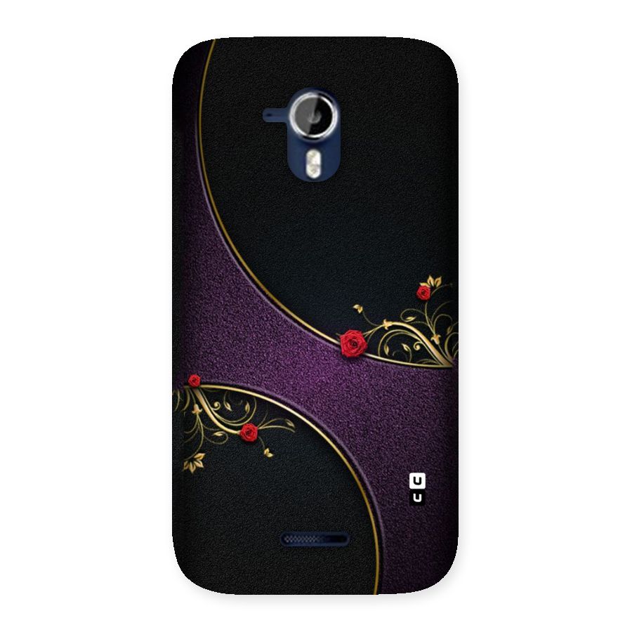 Flower Curves Back Case for Micromax Canvas Magnus A117