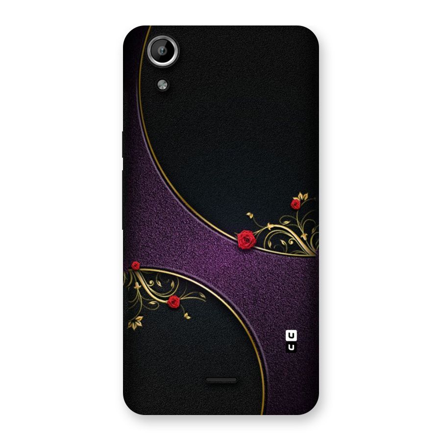 Flower Curves Back Case for Micromax Canvas Selfie Lens Q345