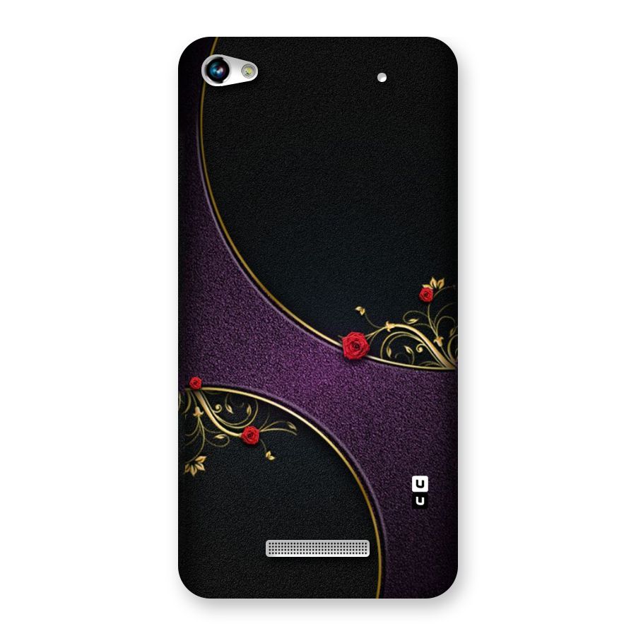 Flower Curves Back Case for Micromax Hue 2