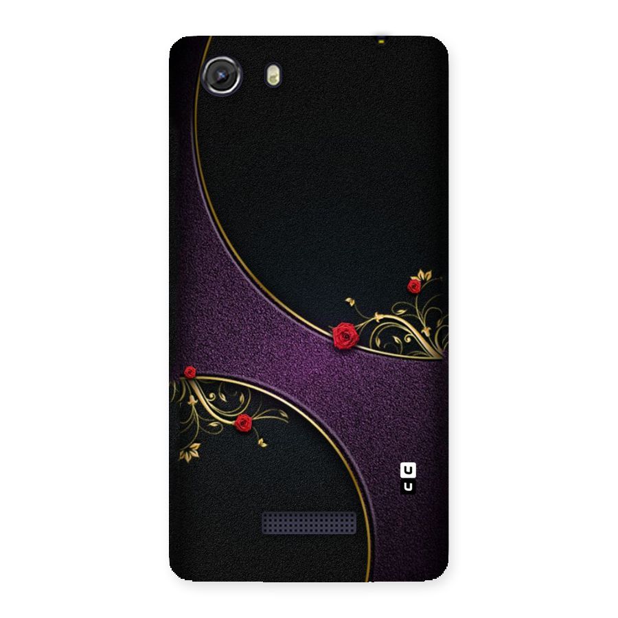 Flower Curves Back Case for Micromax Unite 3