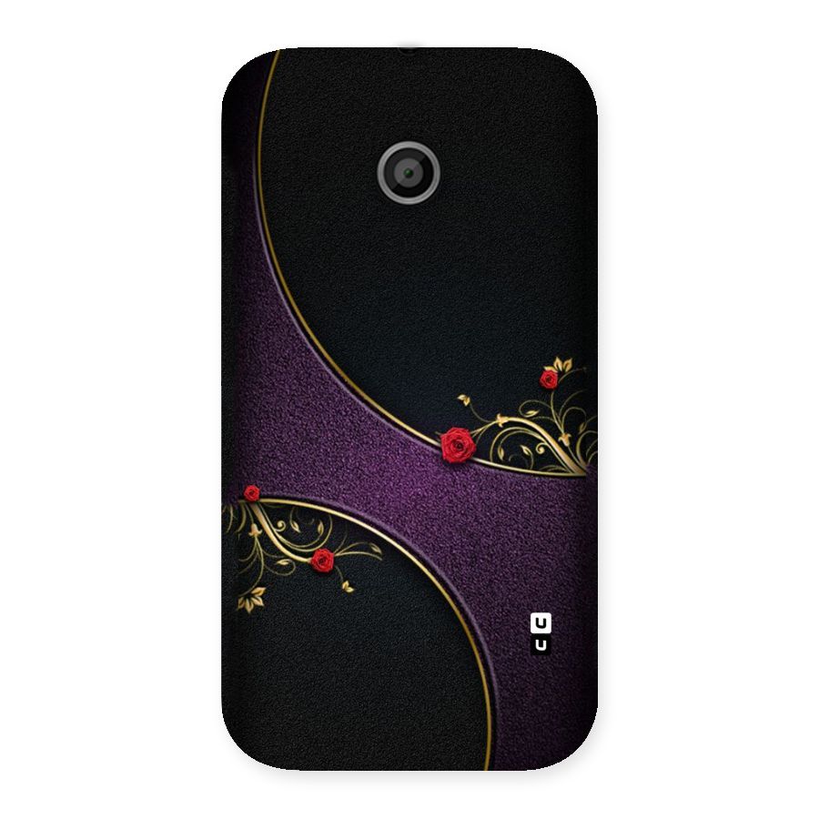 Flower Curves Back Case for Moto E