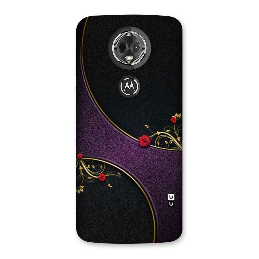 Flower Curves Back Case for Moto E5 Plus
