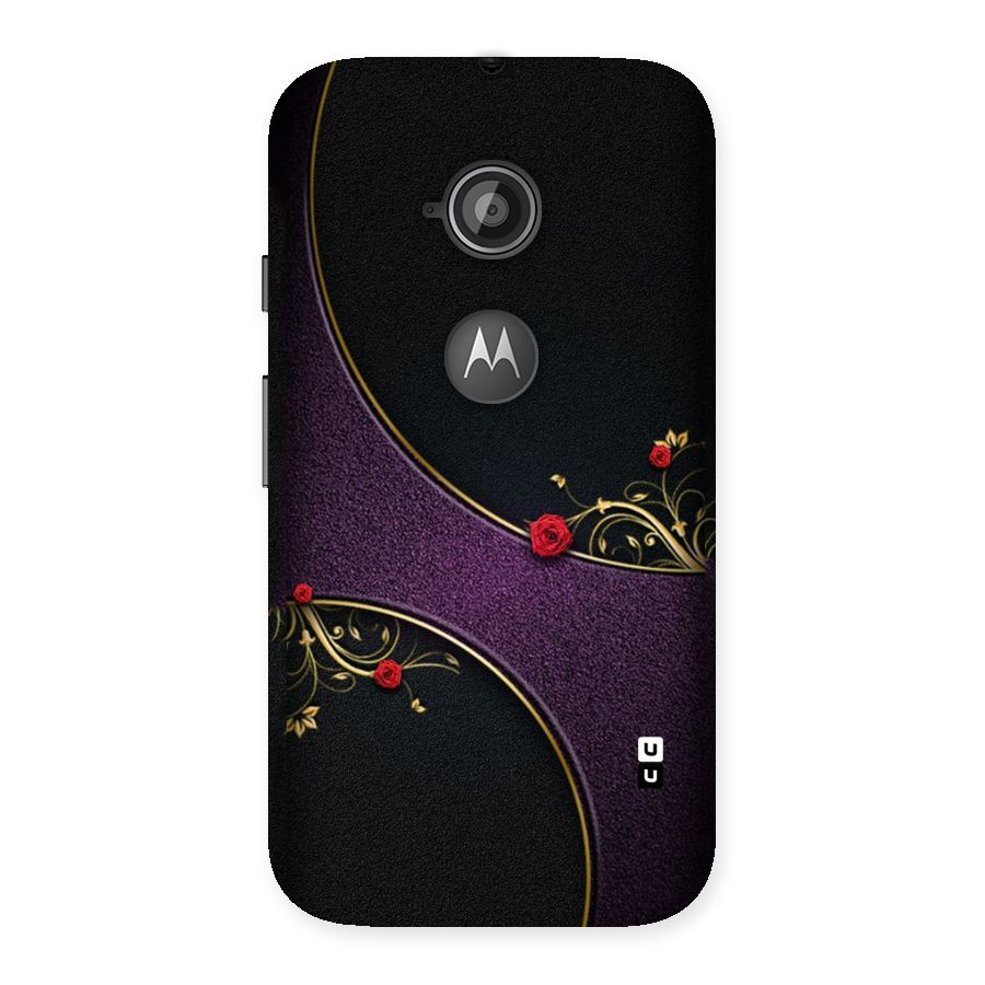 Flower Curves Back Case for Moto E 2nd Gen