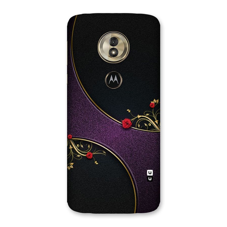 Flower Curves Back Case for Moto G6 Play
