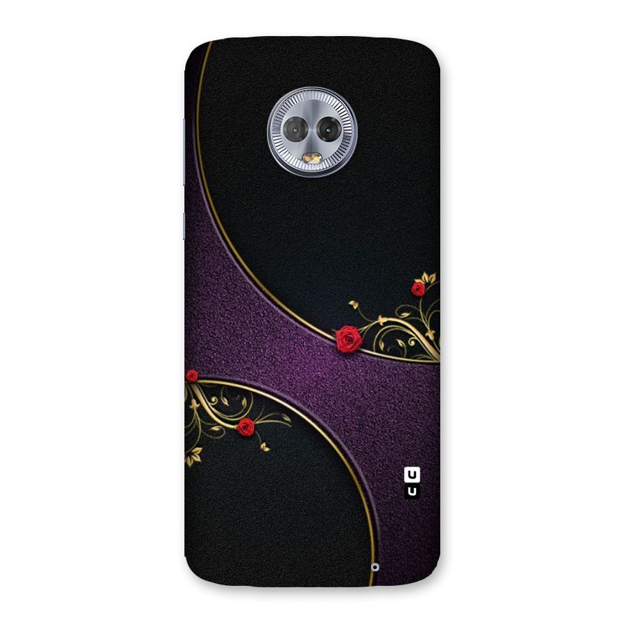 Flower Curves Back Case for Moto G6 Plus