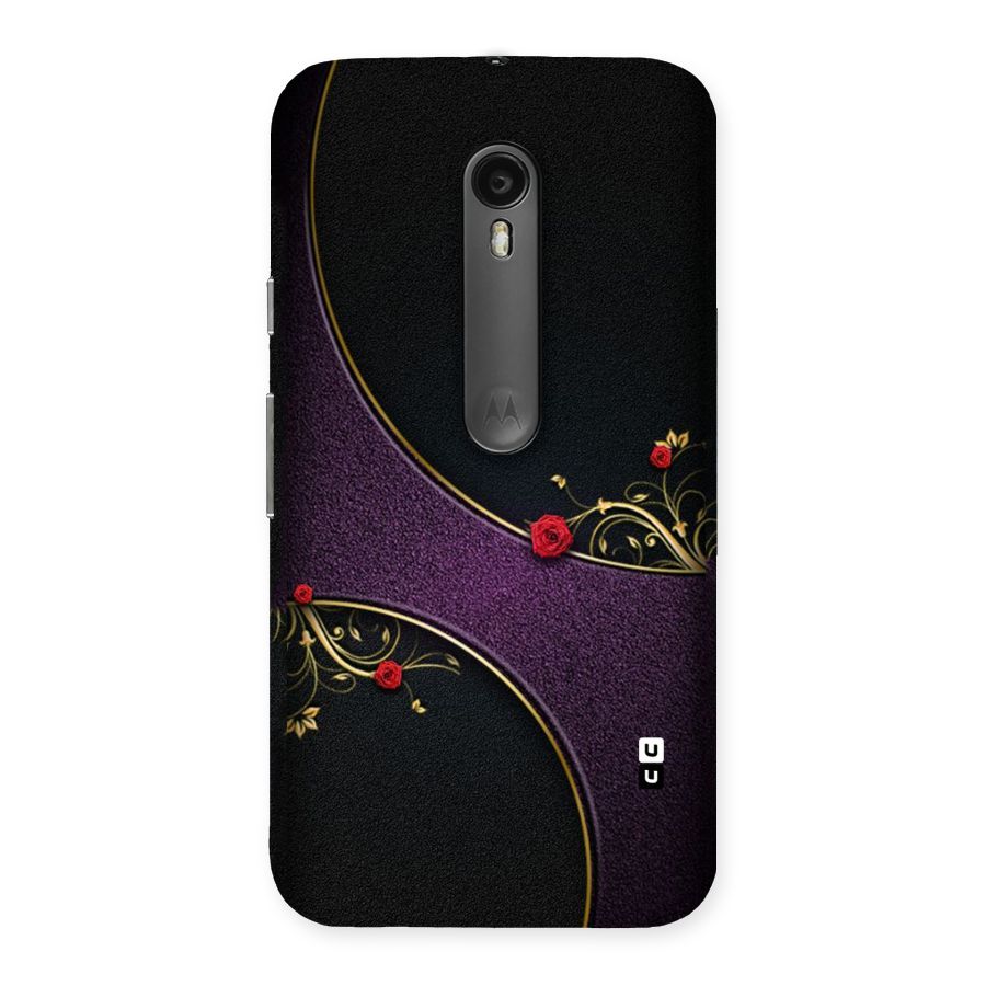 Flower Curves Back Case for Moto G Turbo