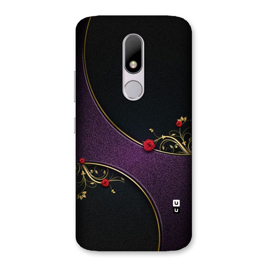 Flower Curves Back Case for Moto M