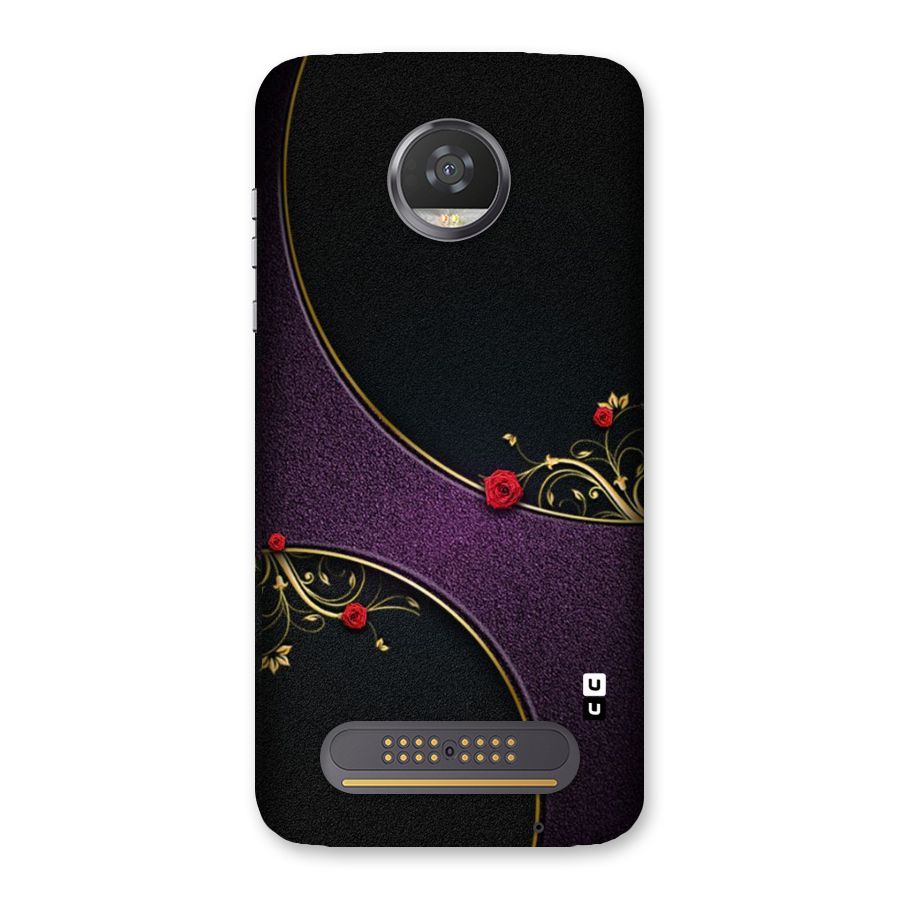 Flower Curves Back Case for Moto Z2 Play