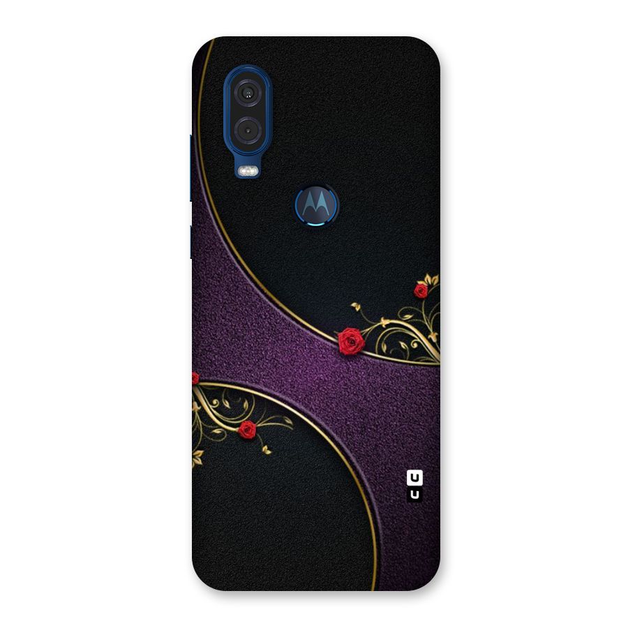 Flower Curves Back Case for Motorola One Vision