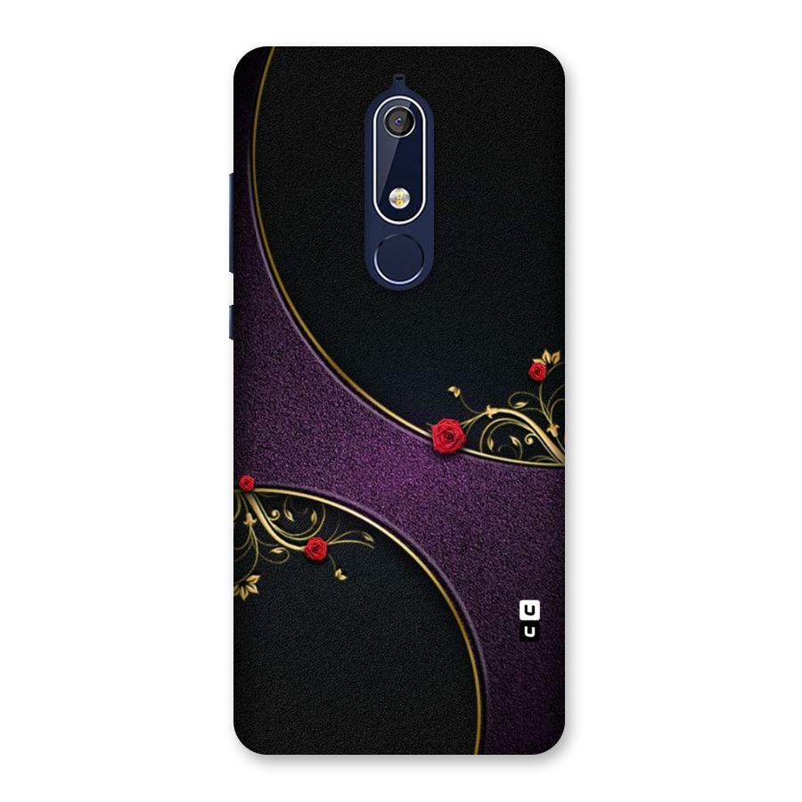 Flower Curves Back Case for Nokia 5.1