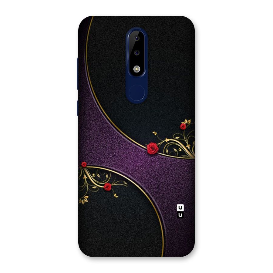 Flower Curves Back Case for Nokia 5.1 Plus