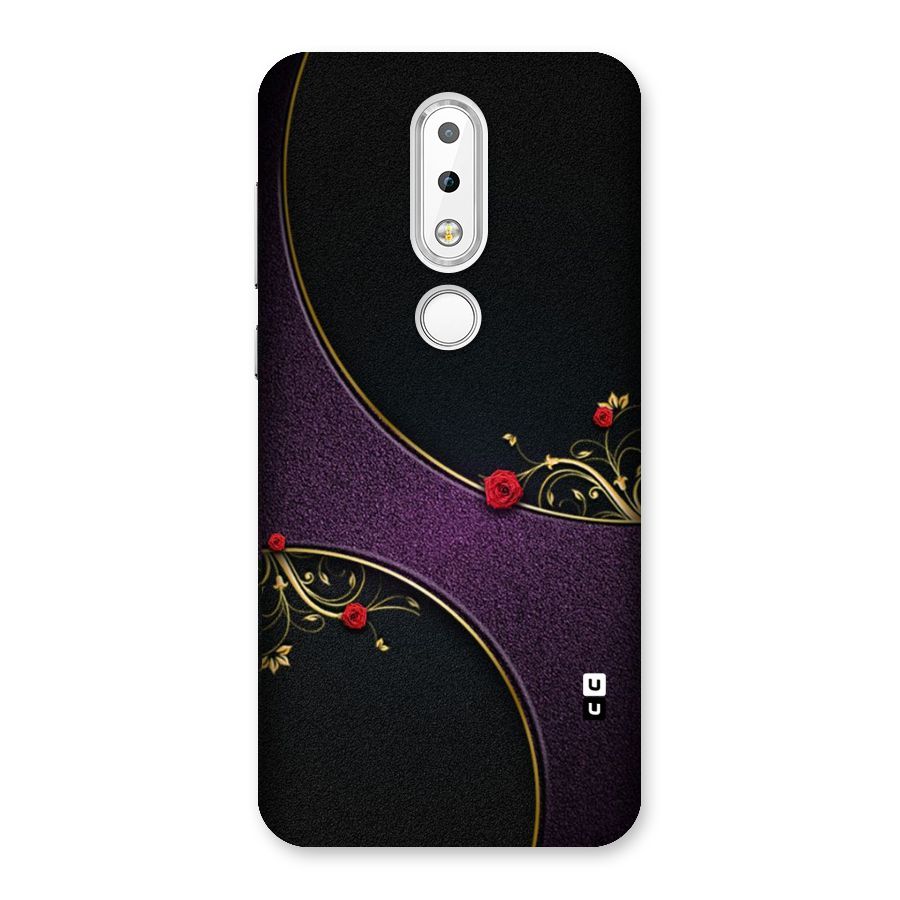 Flower Curves Back Case for Nokia 6.1 Plus