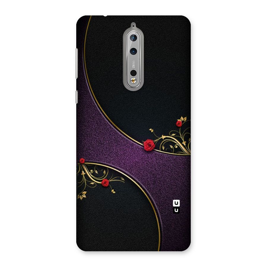 Flower Curves Back Case for Nokia 8