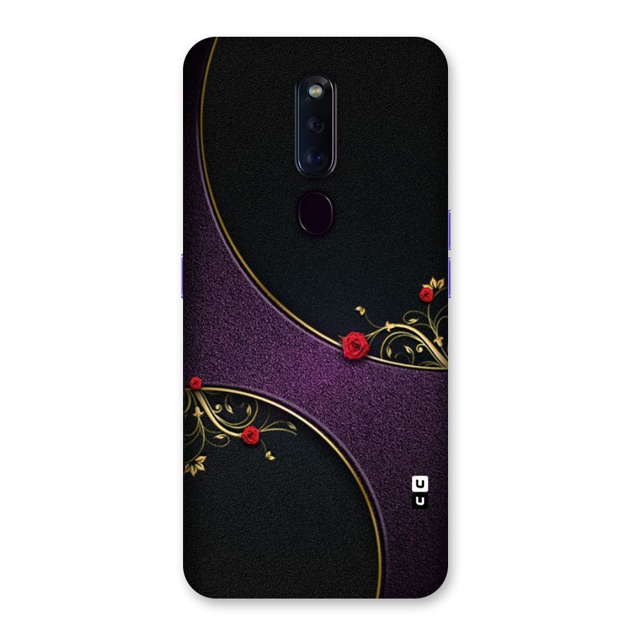 Flower Curves Back Case for Oppo F11 Pro