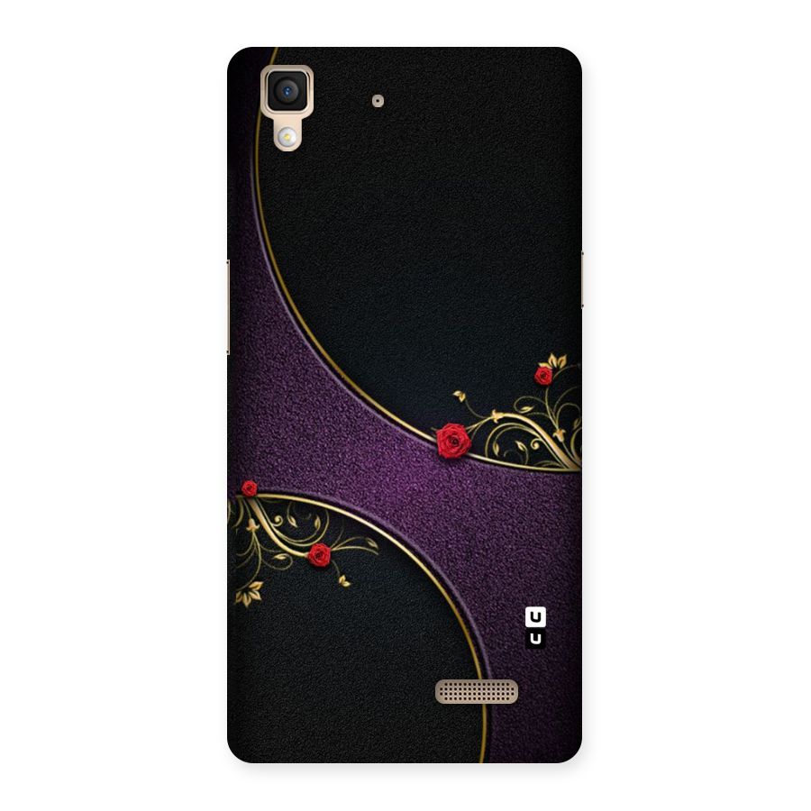 Flower Curves Back Case for Oppo R7