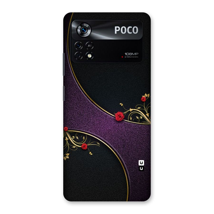 Flower Curves Back Case for Poco X4 Pro 5G