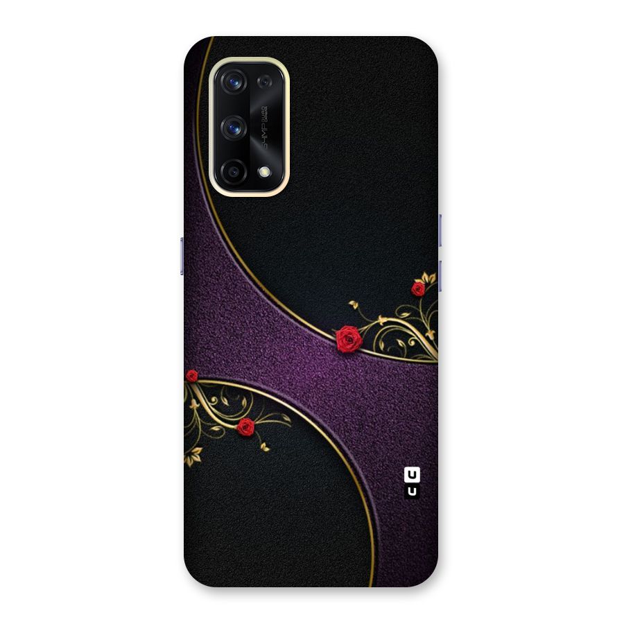 Flower Curves Glass Back Case for Realme X7 Pro