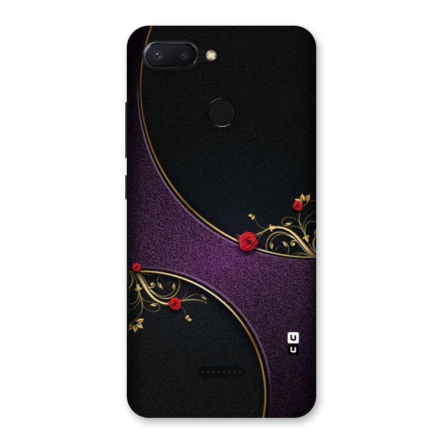 Flower Curves Back Case for Redmi 6