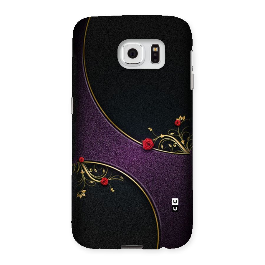 Flower Curves Back Case for Samsung Galaxy S6