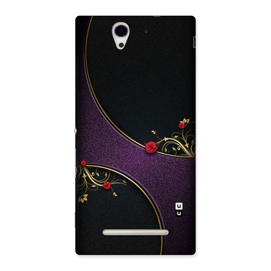 Flower Curves Back Case for Sony Xperia C3