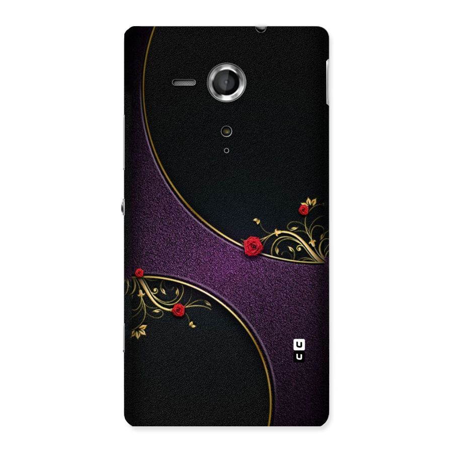 Flower Curves Back Case for Sony Xperia SP