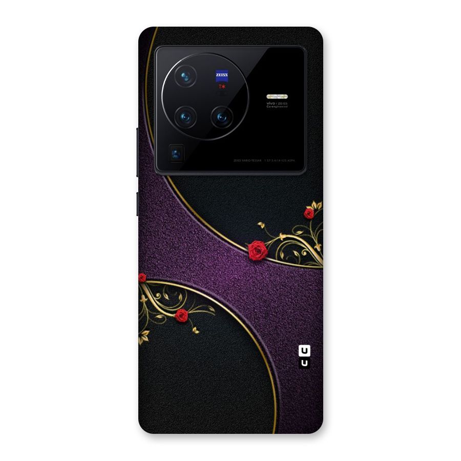 Flower Curves Back Case for Vivo X80 Pro